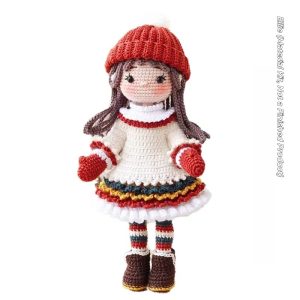 DIY material kit for a removable and changeable crochet woolen doll, fun and engaging, ideal for Valentine's Day and birthday gifts.