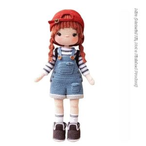 DIY material kit for a removable and changeable crochet woolen doll, fun and engaging, ideal for Valentine's Day and birthday gifts.