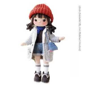 DIY material kit for a removable and changeable crochet woolen doll, fun and engaging, ideal for Valentine's Day and birthday gifts.