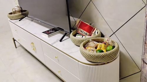Bamboo-Woven Fruit Basket and Snack Tray (Three Pieces) photo review